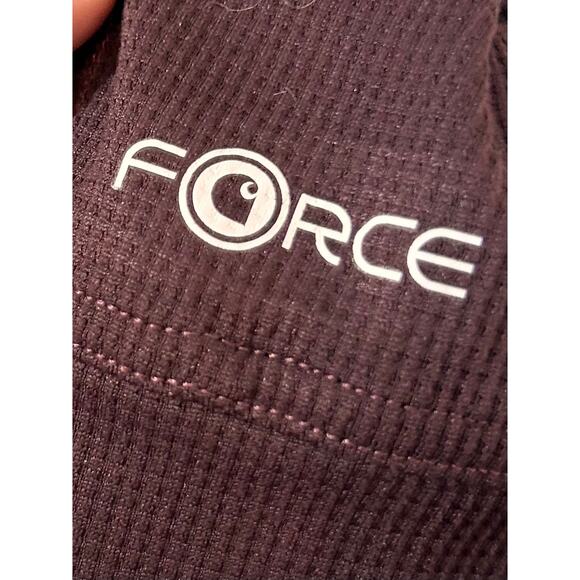 Carhartt Women's Base Force Tech Thermal‎ T-Shirt Top Pullover Brown Size Medium - Picture 7 of 10